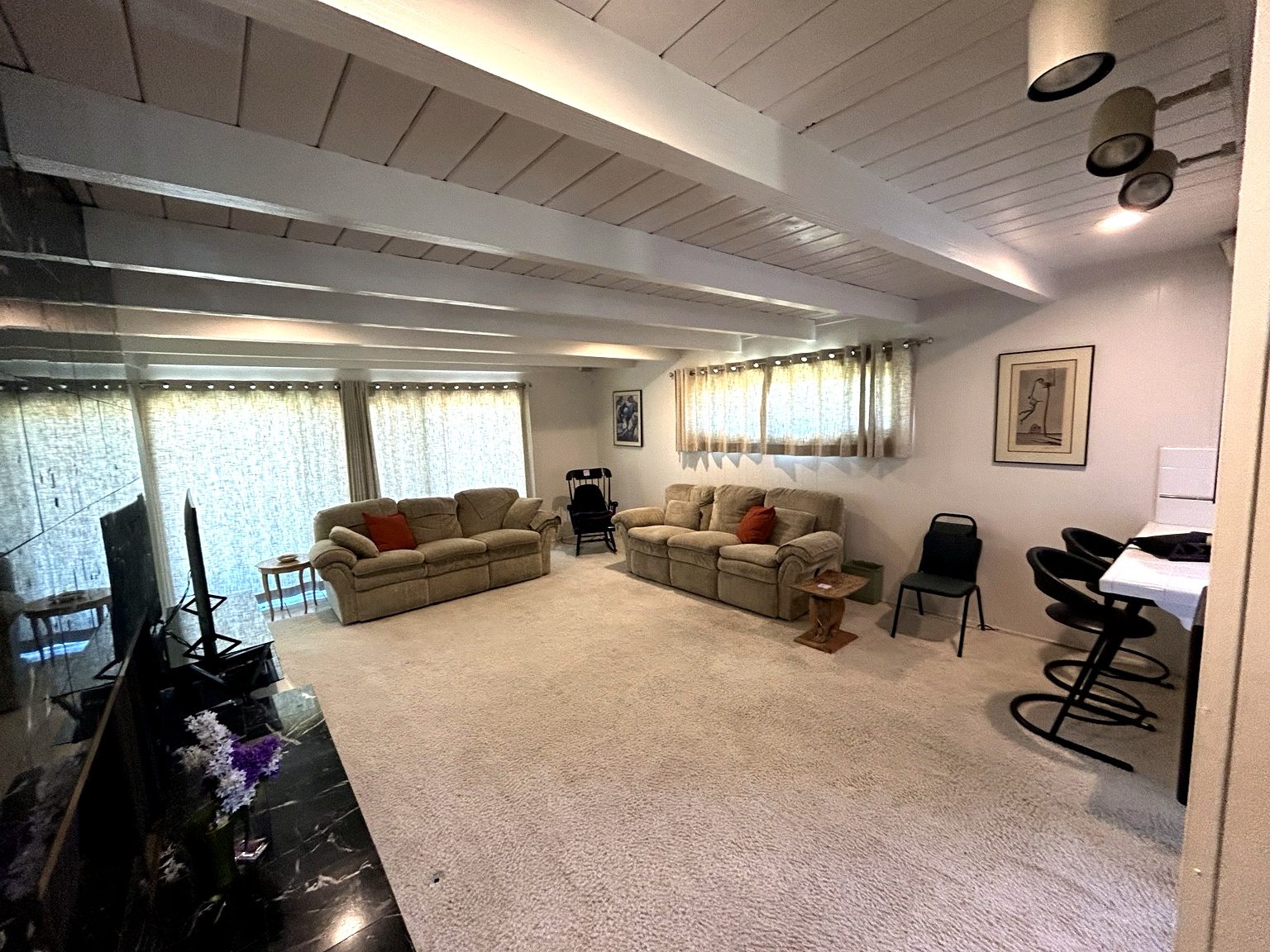 Great room before cleanout