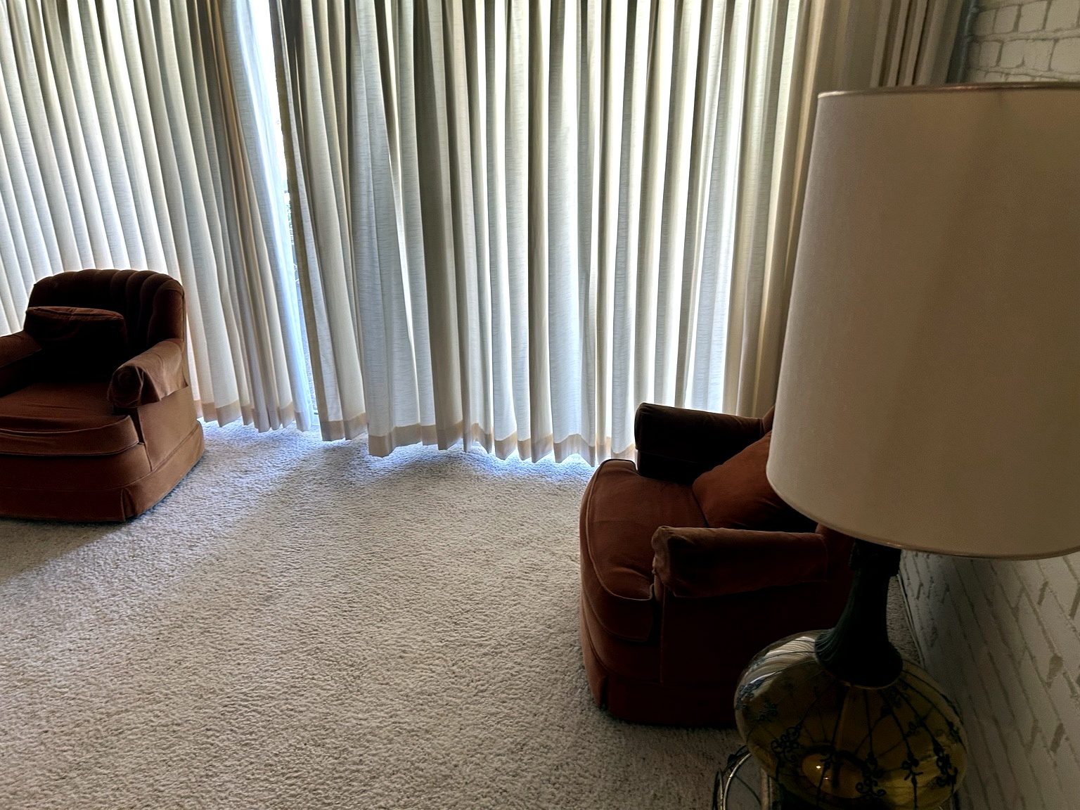 Living room during cleanout