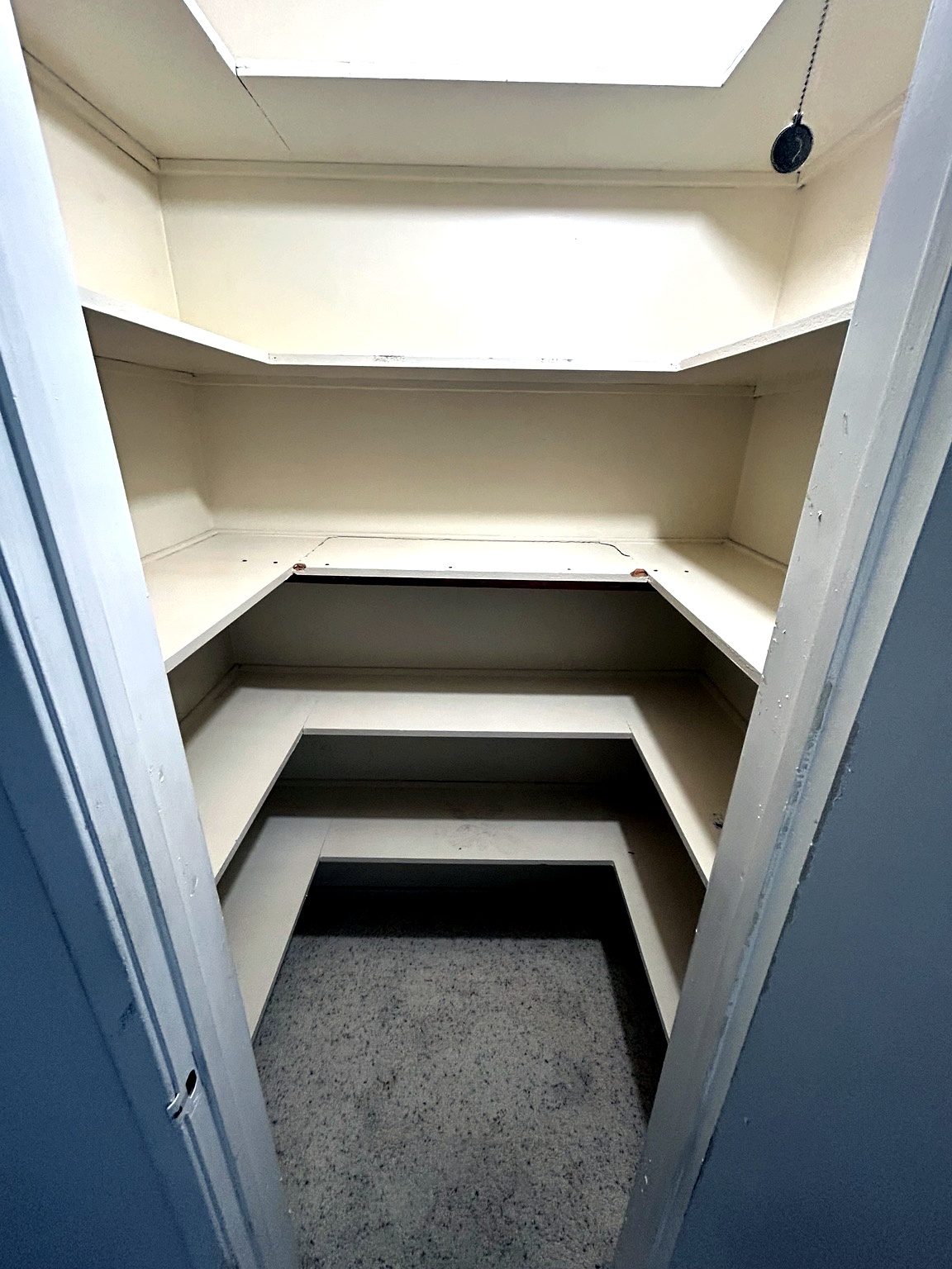 Hallway and stairs cleared