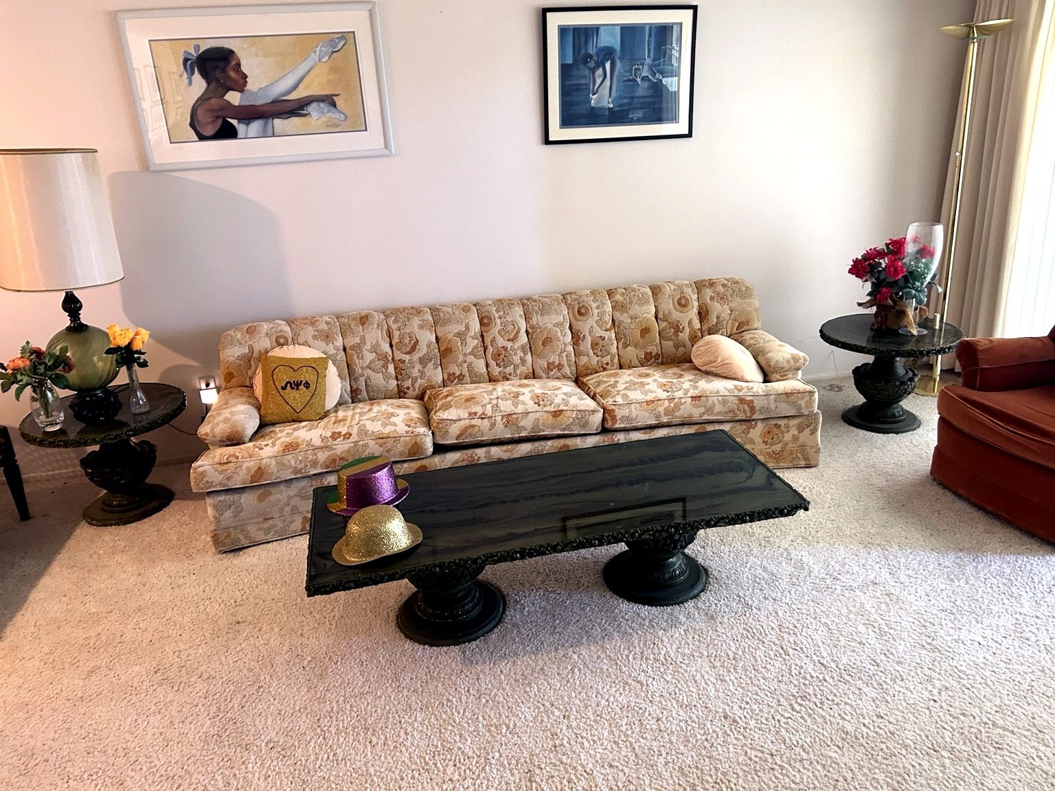 Culver City living room before cleanout