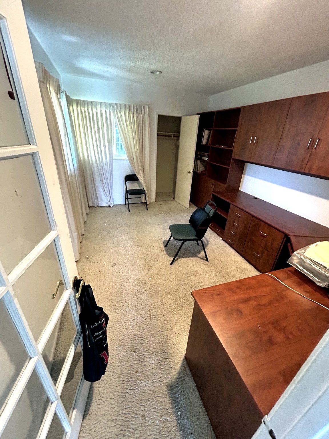 Home office cleared